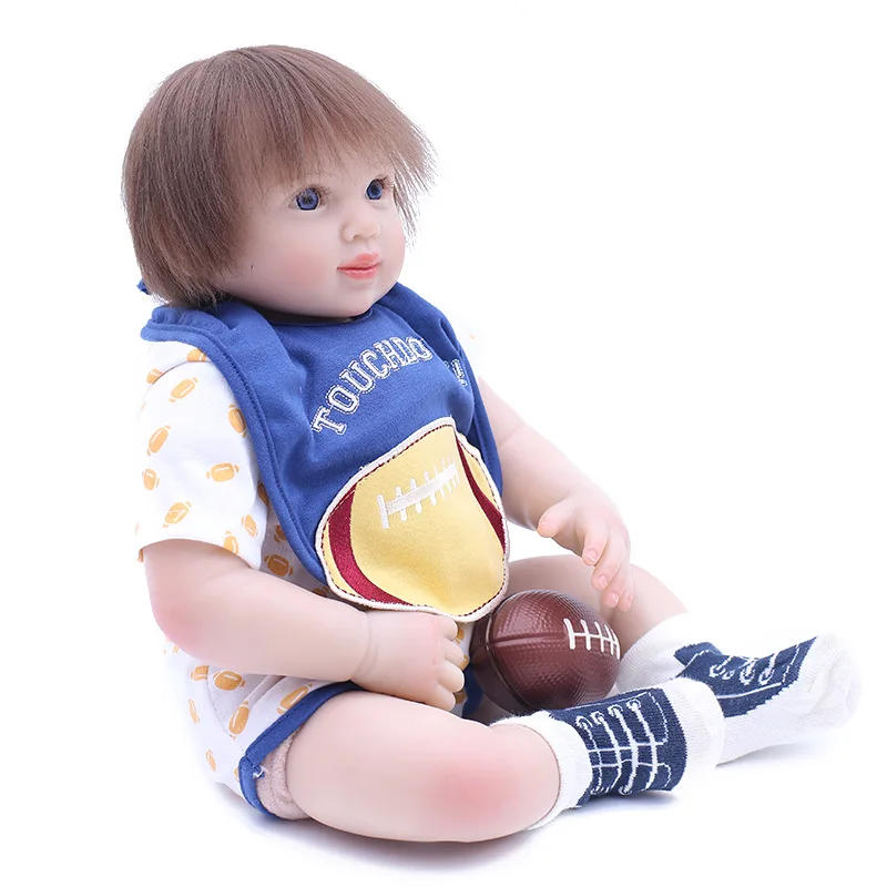 Коллекционные 20 дюймовые куклы reborn babies реалистичные мягкие силиконовые 50 см для