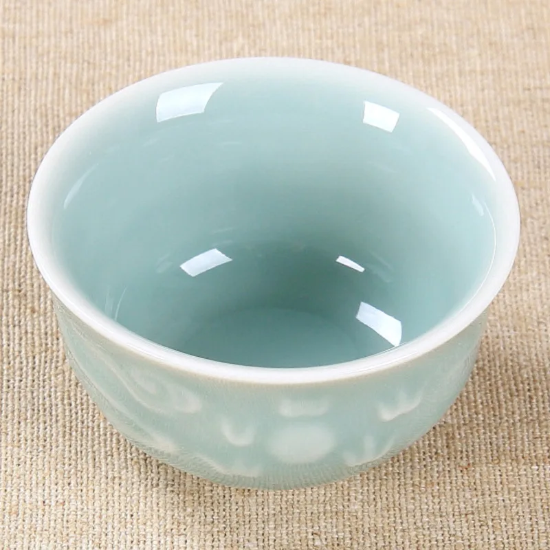 Изысканная керамическая чашка с чашкой чай суп для улун D0|Заварники| |