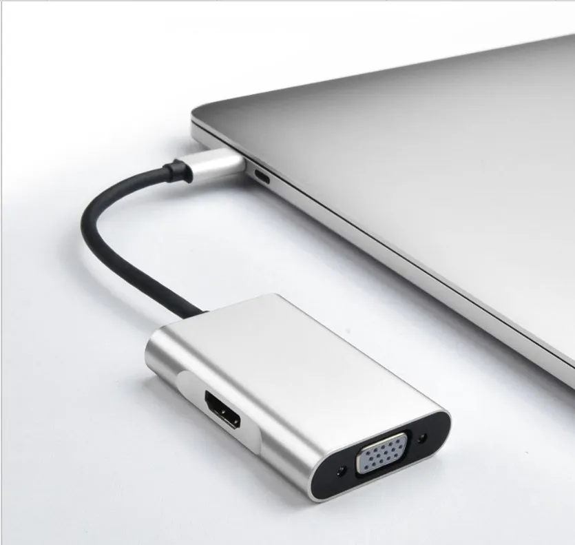 A20VH ноутбук адаптер HDMI 4 K HD Тип-c переходником Lightning to HDMI/VGA M8 |
