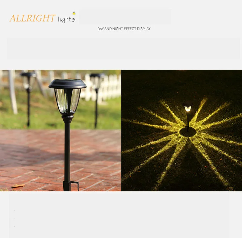 

LED solarenergy power lawn lamp battery charge for garden park decoration modern new design