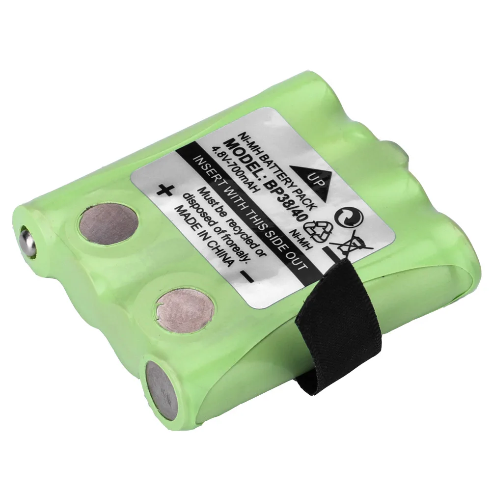 2pcs/lot 4.8V 700MAH NI-MH Battery For Uniden BP-38 BP-40 BT-1013 BT-537 MOTOROLA TLKR T4 T5 T6 T7 T8 Series Model | Электроника