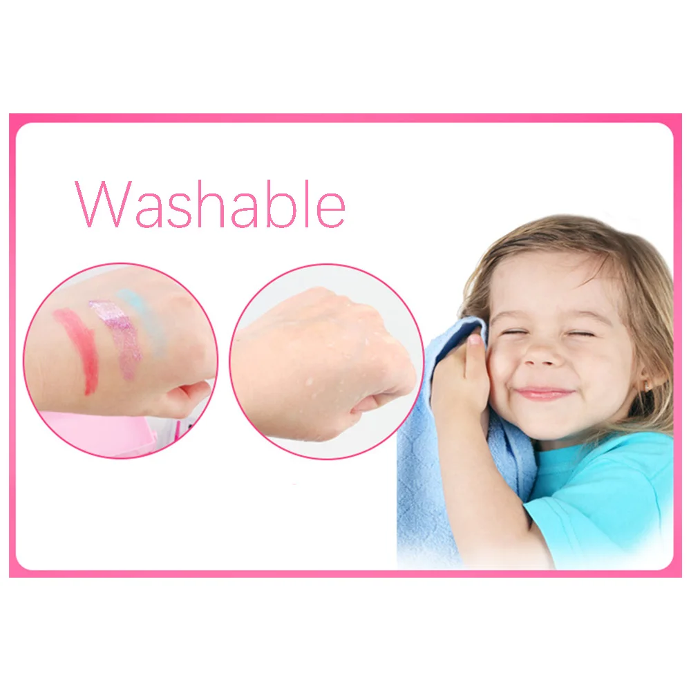 Косметичка для девочек игрушки макияжа пенал ролевых игр моющаяся Нетоксичная