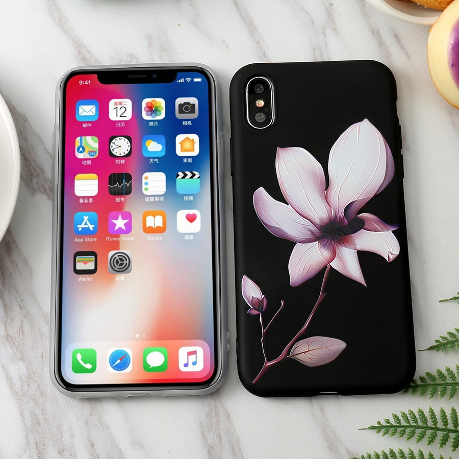 Рельефный чехол Lotus Flower для Samsung Galaxy J3 J5 J7 2015 2016 2017 EU S10 Plus S10E M10 M20 A10 мягкий