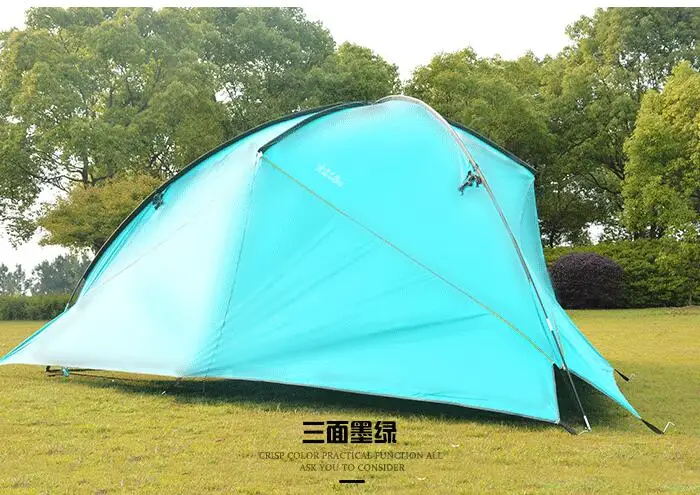 Army Green 3 wall 4 5 6 8 человек 480*480*480*200 см водонепроницаемый навес огромный солнцезащитный навес палатка-тент пляж беседка Рыбалка Открытый Кемпинг палатка - Цвет: Army Green 3 wall