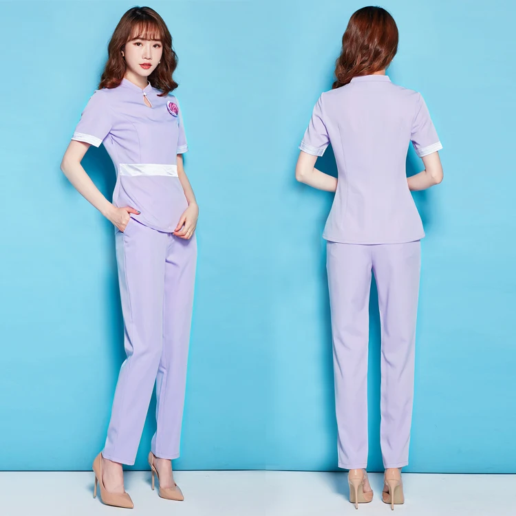 Женская спа рабочая одежда 2 шт. в комплекте Больничная униформа для медсестер