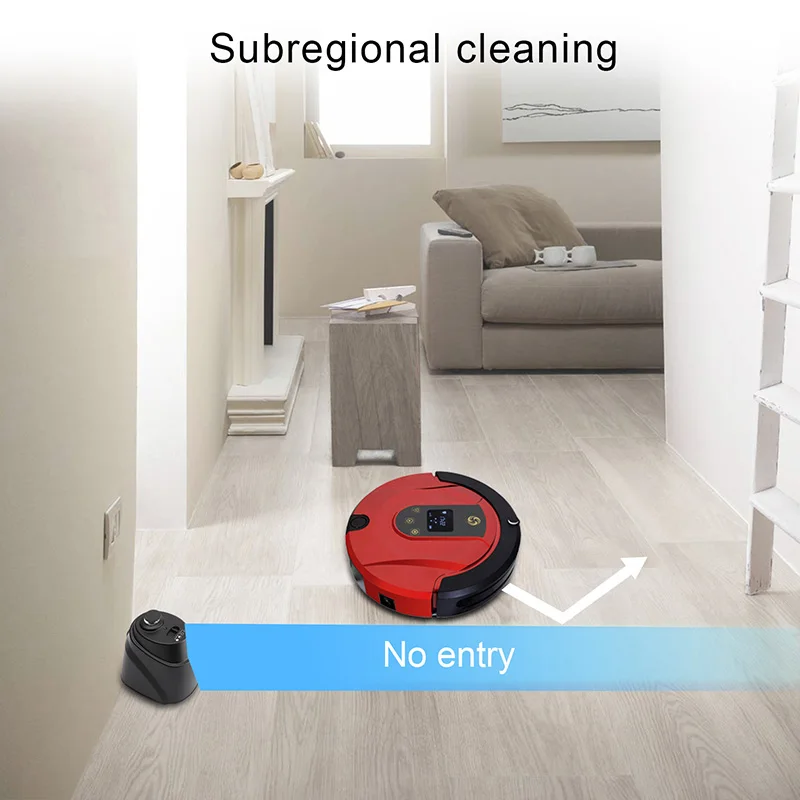

Prainskel FR-8 Planned Route Robot Vacuum Cleaner Wireless Cleaner wifi Auto Charging Washing For Home