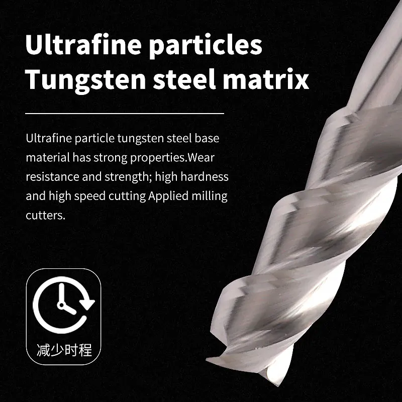 Металлическая торцевая фреза для алюминия 3 канавки|Фреза| |