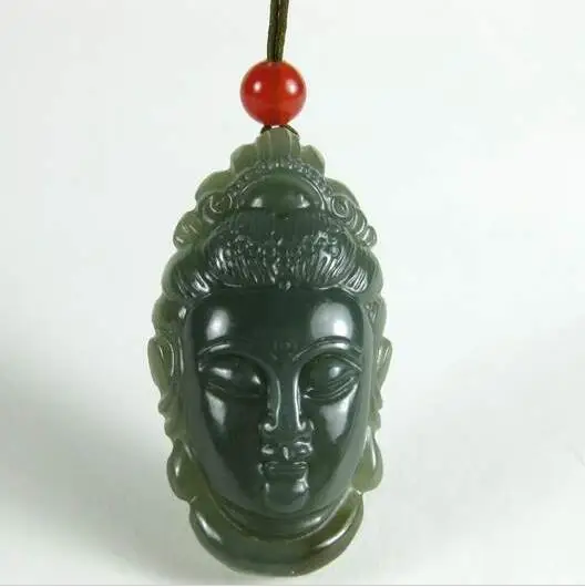 

Hetian jade Qingyu drak зеленая железная кожа