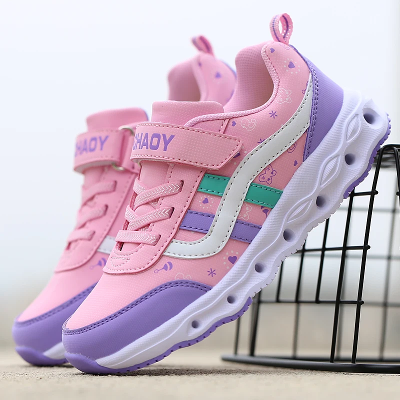 Breathable Light Fashion Kids Shoes Summer New Casual Children Outdoor Non-slip Wear Resistant Girls Sneakers Size 26-37 | Детская