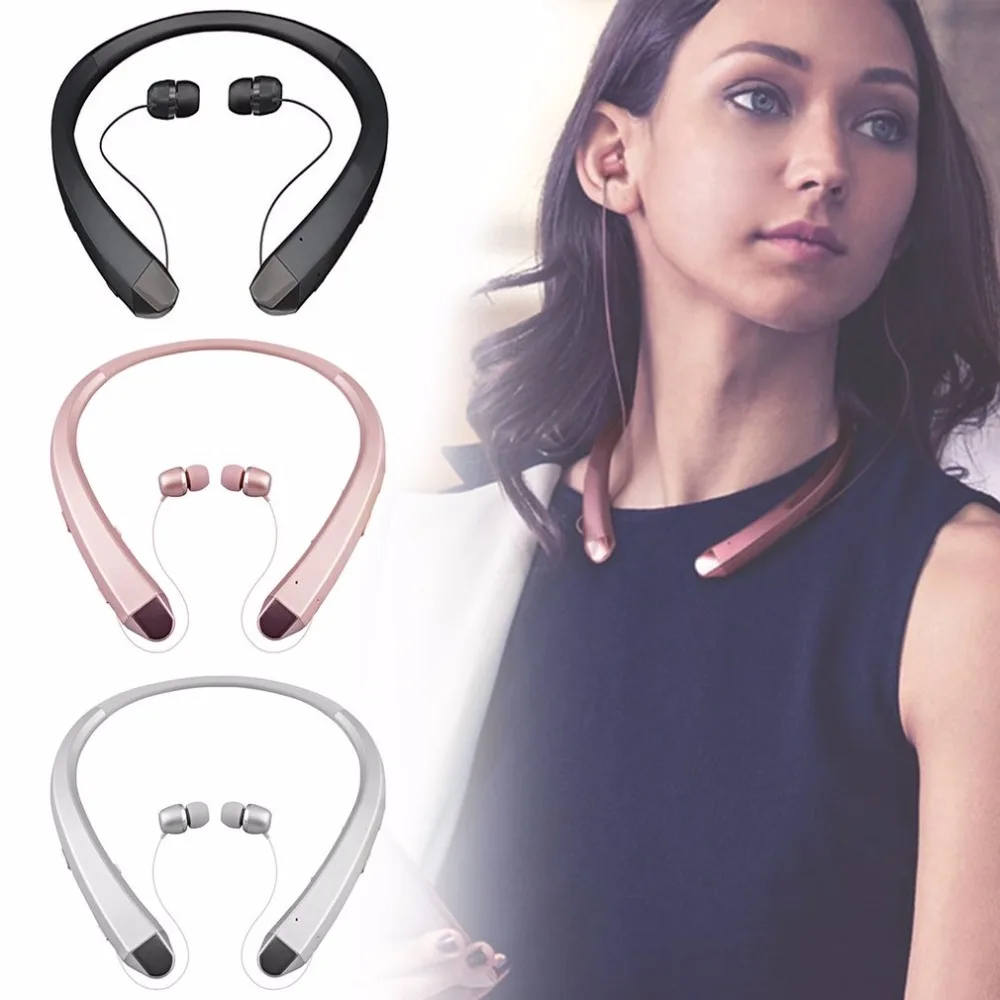 Портативная Спортивная Bluetooth гарнитура Беспроводные стереонаушники модные