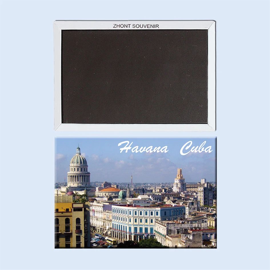 

Havana-Cuba Fridge Magnets 21964 World Scene Tourist,Photograph Memory