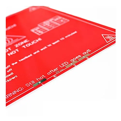 Модернизированный MK2B с подогревом плата PCB Запчасти обогрев двойная 12 V 24 Красный