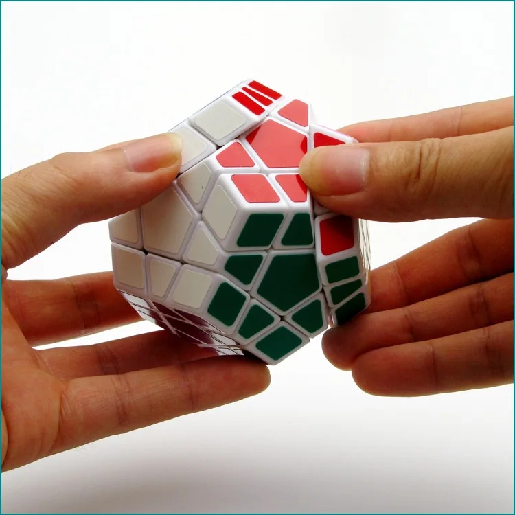 Shengshou Megaminx магические кубики Профессиональный Пентагон 12 Сторон Gigaminx ПВХ стикер