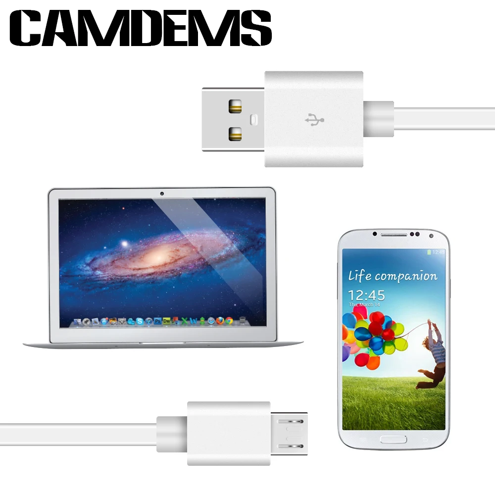 Зарядное устройство micro USB CAMDEMS для Samsung S6 S7 J7 A3 Xiaomi Lenovo LG G4 + настенные сетевые