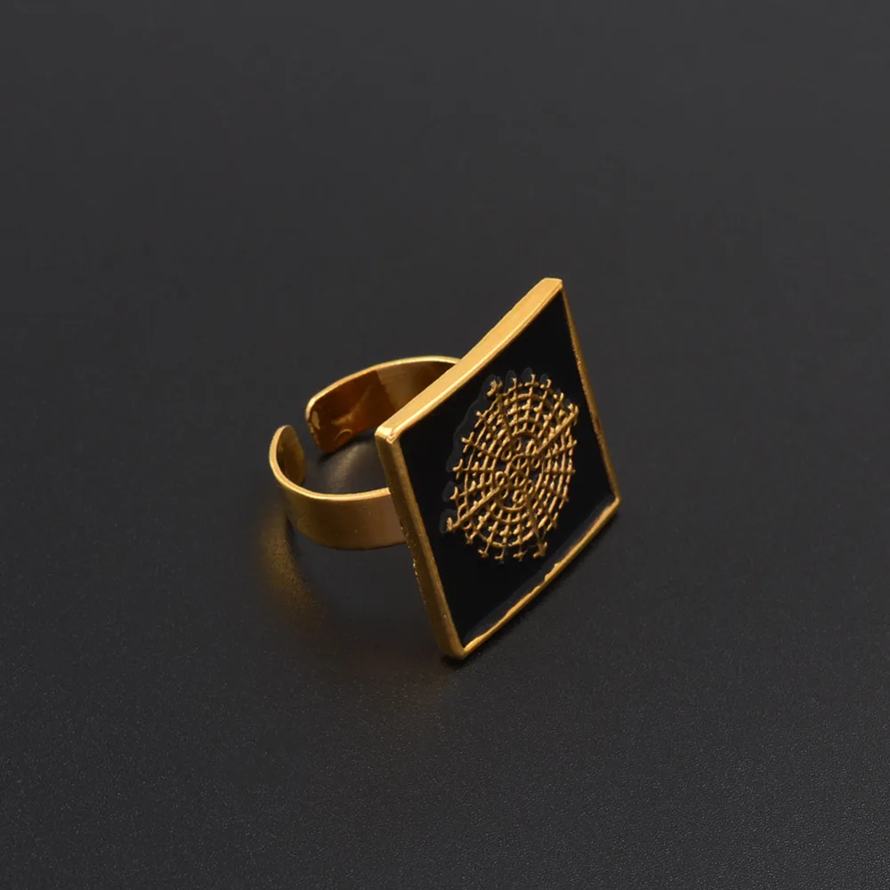 African Ring for Women Men Gold Color Jewelry Free Size Rings Ethiopian Jewellery Gifts | Украшения и аксессуары
