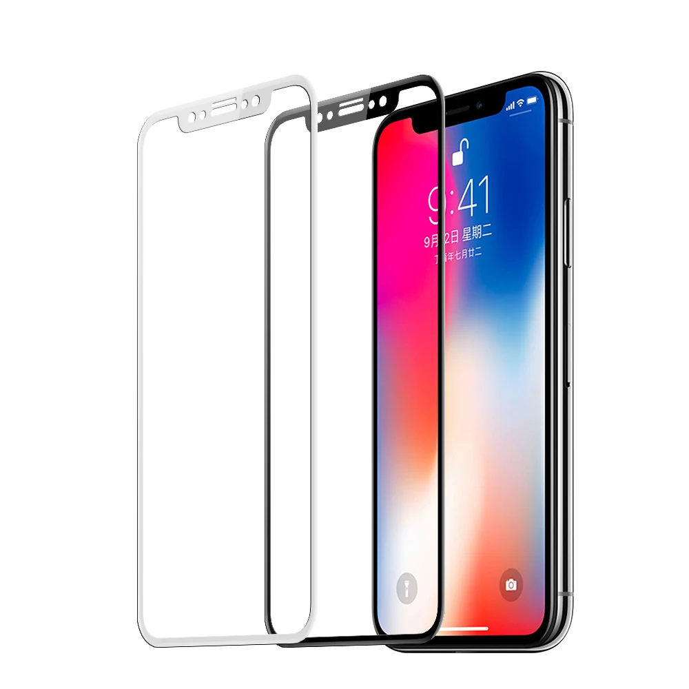 5D изогнутые Премиум закаленное Стекло для iphone 8 7 6 6S Plus X полное покрытие Экран