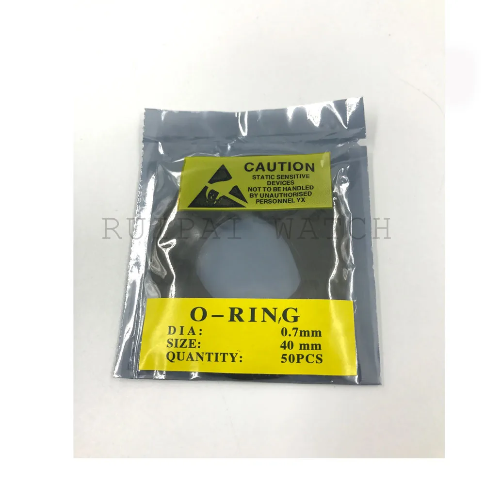 0.7mm 50pcs 36mm-40mm O Ring Rubber Seal Washers Waterproof Round Watch Gaskets | Наручные часы