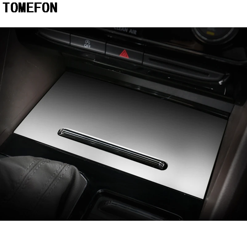TOMEFON нержавеющая сталь для VW Atlas Teramont 2017 2018 внутреннее управление розетка зарядка