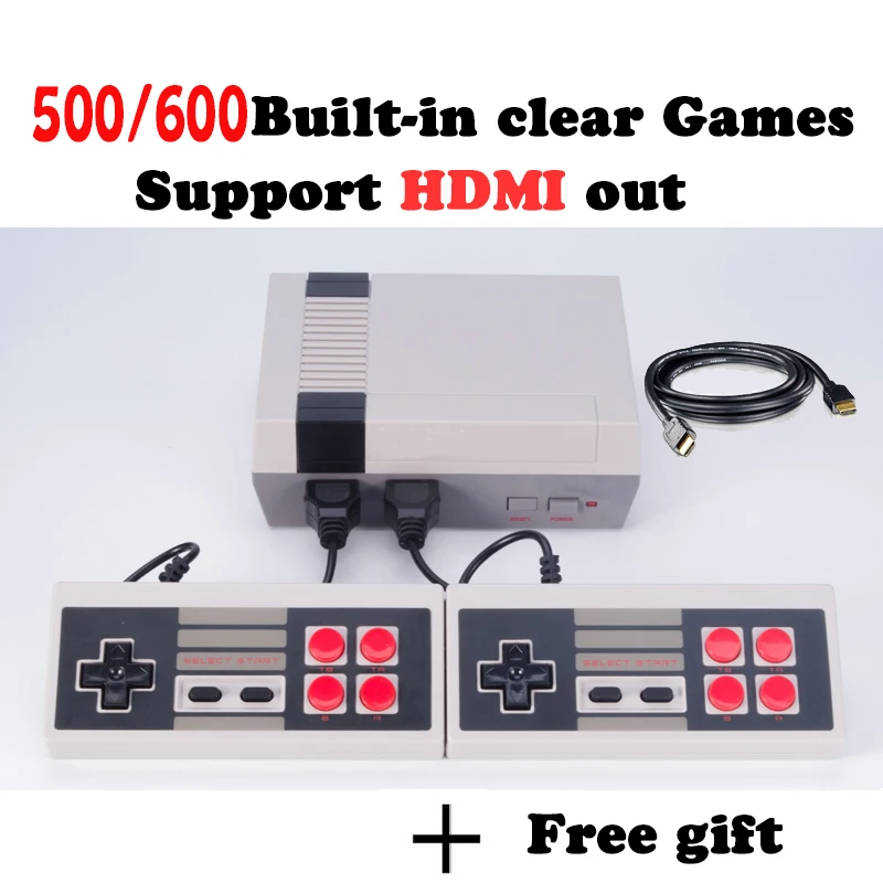 HD HDMI Игровая консоль Ретро Мини Портативная видео игровая семейная ТВ приставка