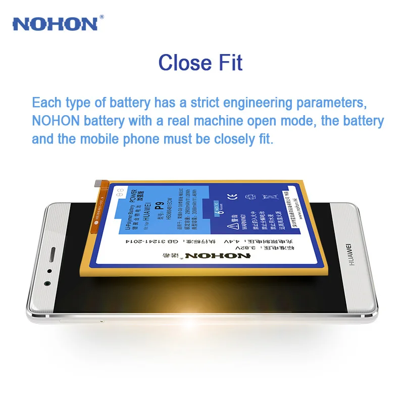 Аккумулятор NOHON HB366481ECW для телефона Huawei Ascend P9 G9 P 9 Lite Honor 8 5C | Мобильные телефоны и