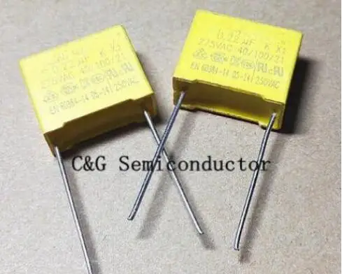 100 шт. MKP 275 V 0,22 мкФ 224 K 220NF Р = 15 мм X2 безопасный конденсатор