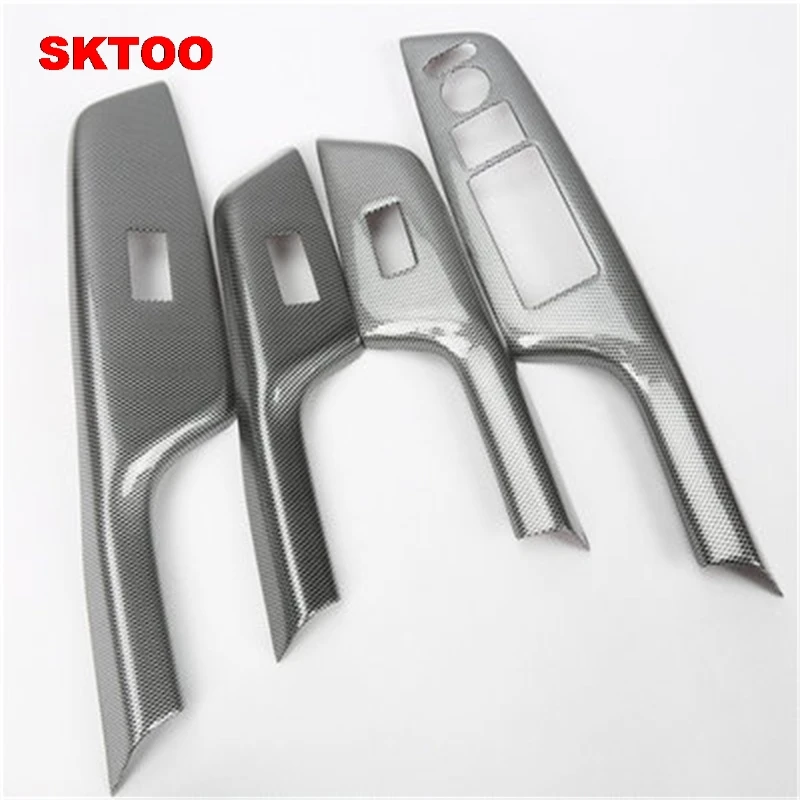 SKTOO для Honda Civic 9 внутренняя отделка из углеродного волокна Адаптированная 8