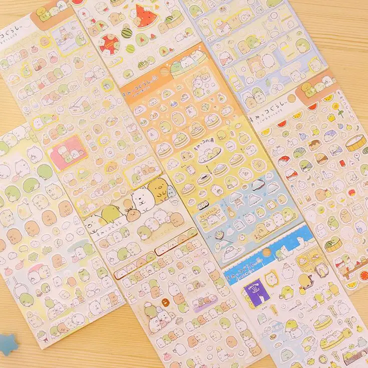 Новое поступление в Корейском стиле Sumikko Gurashi вечерние декоративные наклейки