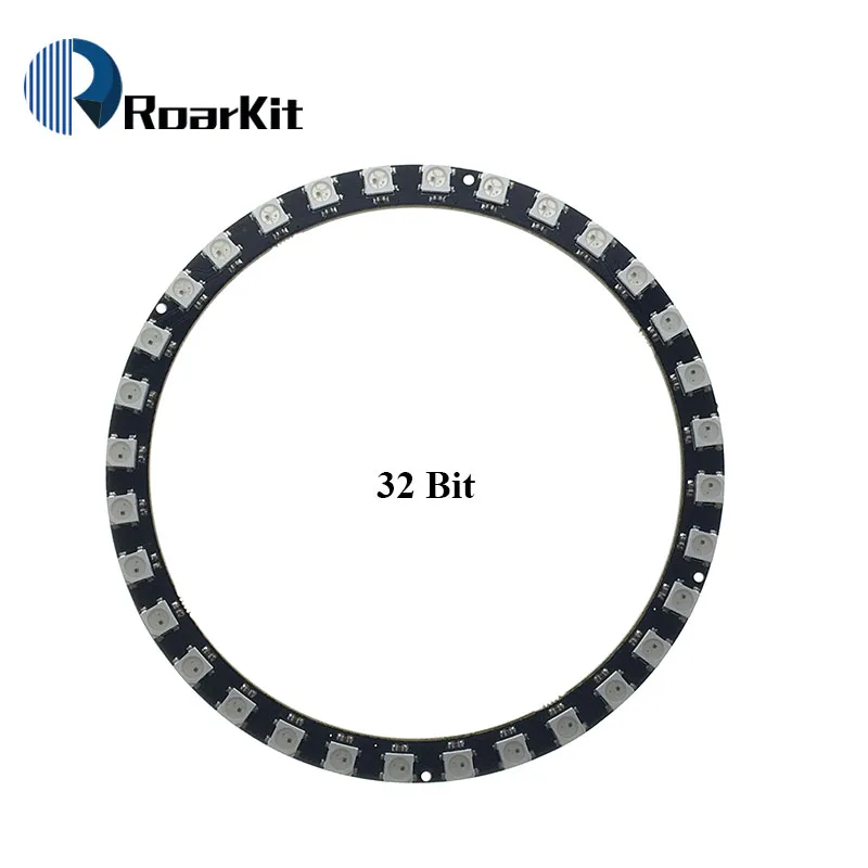 Светодиодное кольцо RGB 1 3 4 7 8 9 12 16 24 32 бит LED s WS2812 5050 светодиодная кольцевая лампа