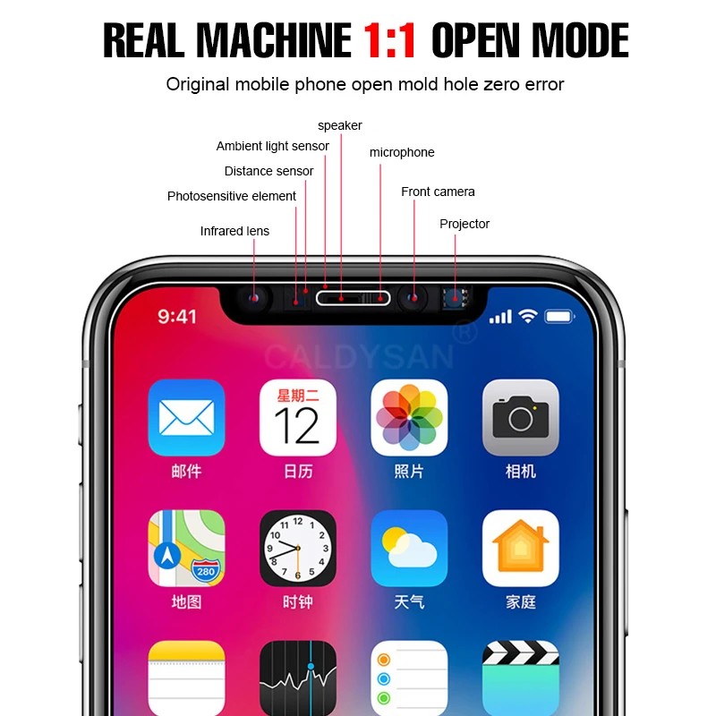 9h 2,5D Премиум Защитная Стекло на для IPhone XR X XS макс назад закаленное Стекло для айфон IPhone X XS XR XS максимальная защита экрана пленка