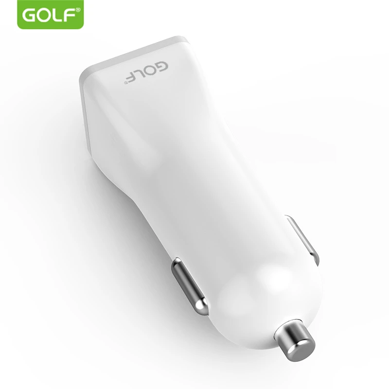 GOLF 2.1A 1A Двойной выход USB Автомобильное зарядное устройство для iPhone iPad Samsung LG Moto
