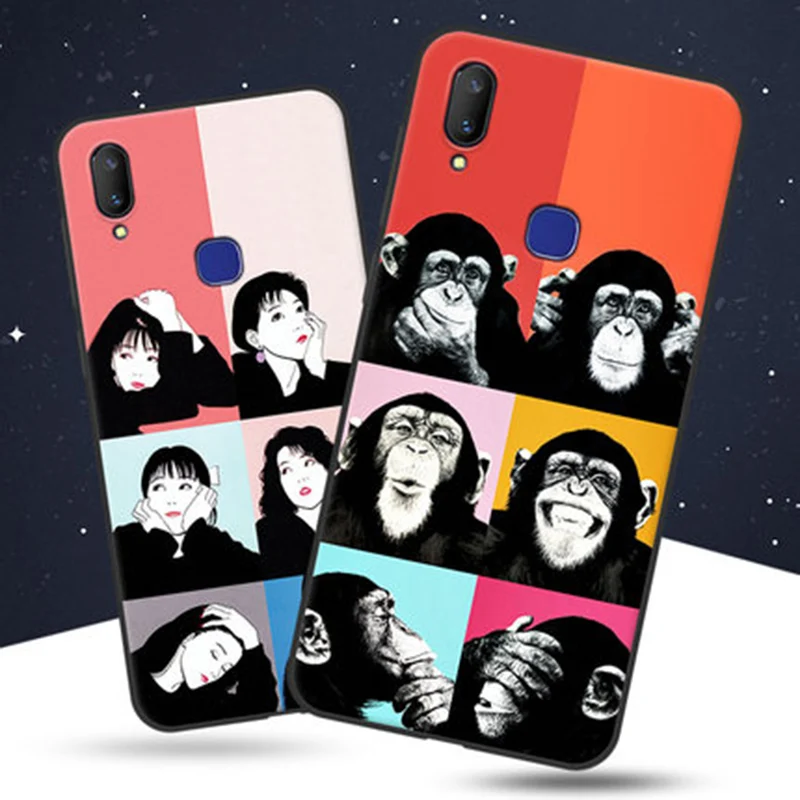 For vivo NEX Case Back fingerprint version cover Couple lover cartoon soft phone NexA Nex A Protection Shell | Мобильные телефоны и