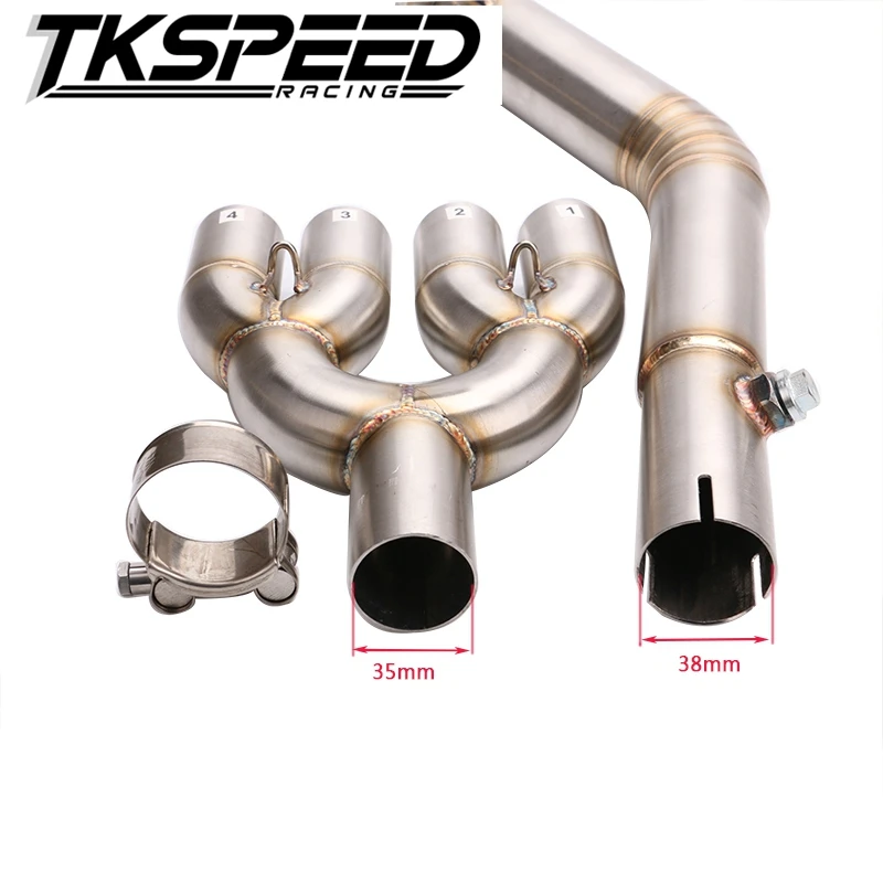 Motorcycle exhaust contact pipe For Honda CBR650F CBR650 2013 2014 2015 | Автомобили и мотоциклы