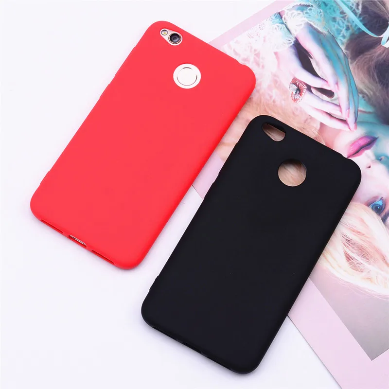Phone Case For Xiaomi Redmi 4X Fundas Soft Silicone Cover TPU Protector |