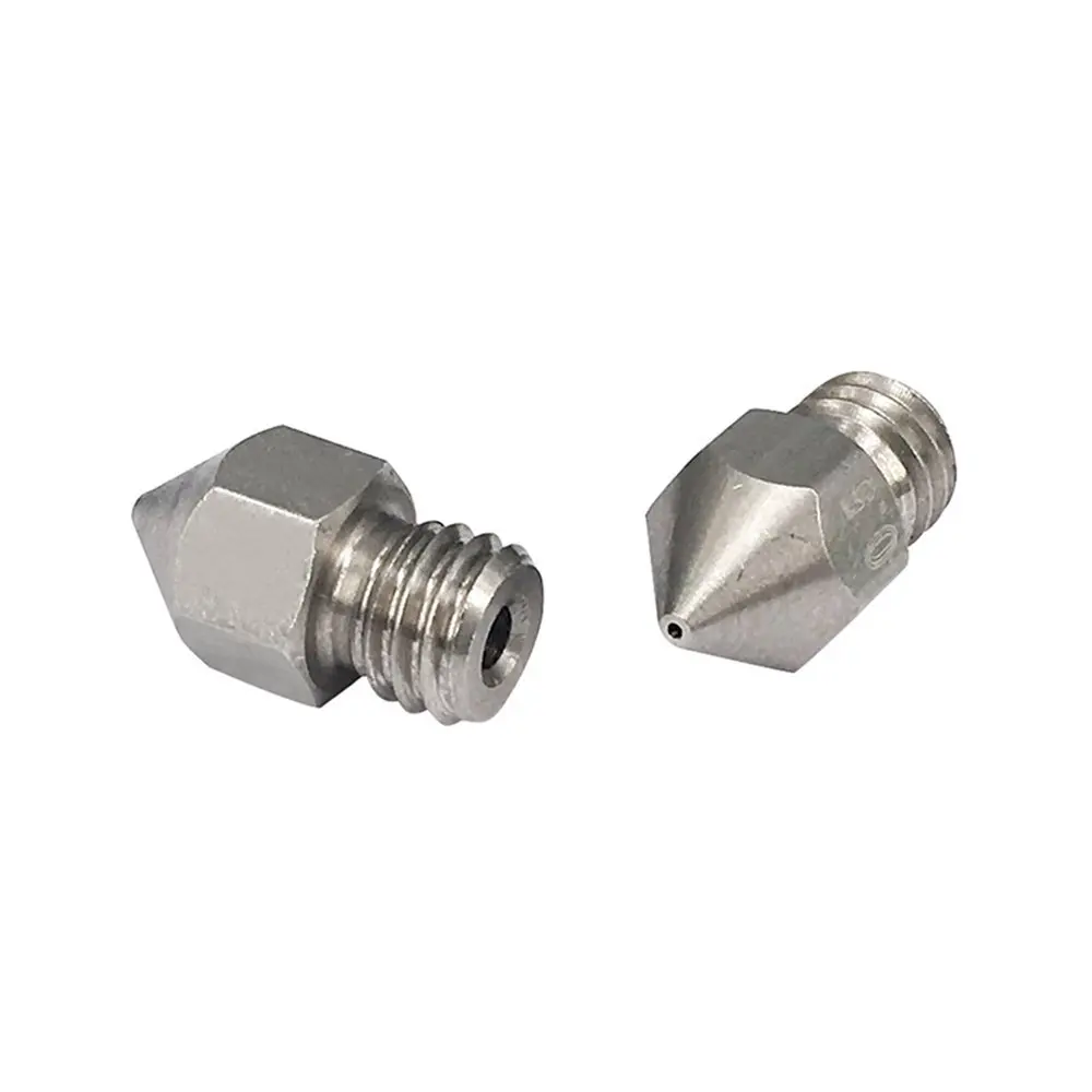 1PCS MK8 Nozzle 0.2mm 0.3mm 0.4mm 0.5mm 0.6mm M6 Threaded Stainless Steel for 1.75mm Filament 3D Printer Extruder Print Head | Компьютеры