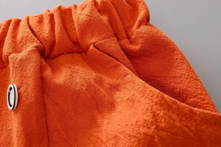 Летние Детские костюмы детские комплекты одежды с галстуком футболка рисунком