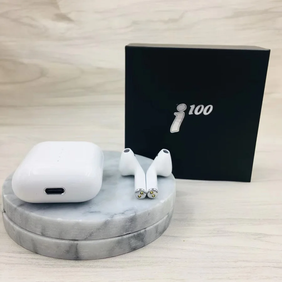 I100 TWS 1:1 всплывающие Bluetooth 5,0 наушники отдельные наушники с микрофоном для iphone PK W1 чип i200 i80 i60 i30 i20 TWS для телефона