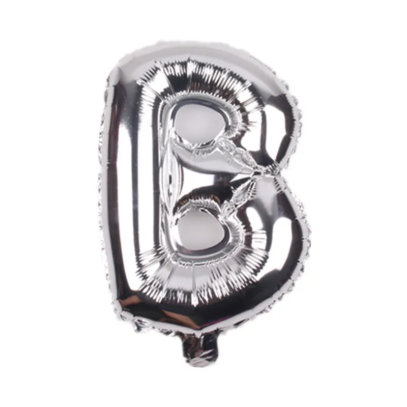 Бесплатная доставка TSZWJ silver16 дюймовые алюминиевые воздушные шары с буквами