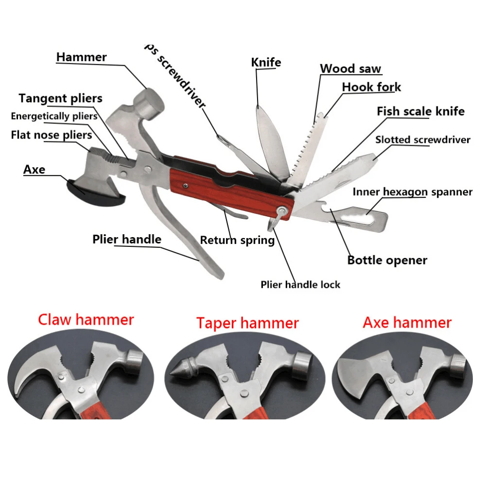 Клещи из нержавеющей стали нож топор отвертка ручной инструмент