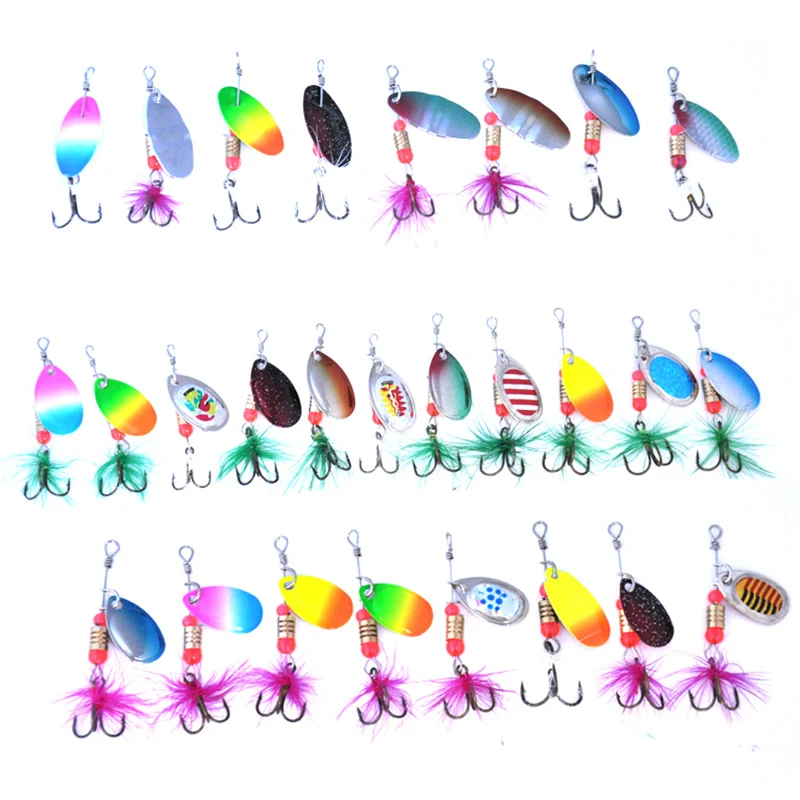 

ORJD Spoon Fishing Spinner Lure Article High Quality Lure Spinner Bait Metal Spinner Spoon Fishing Lure For Ocean Boat Fishing