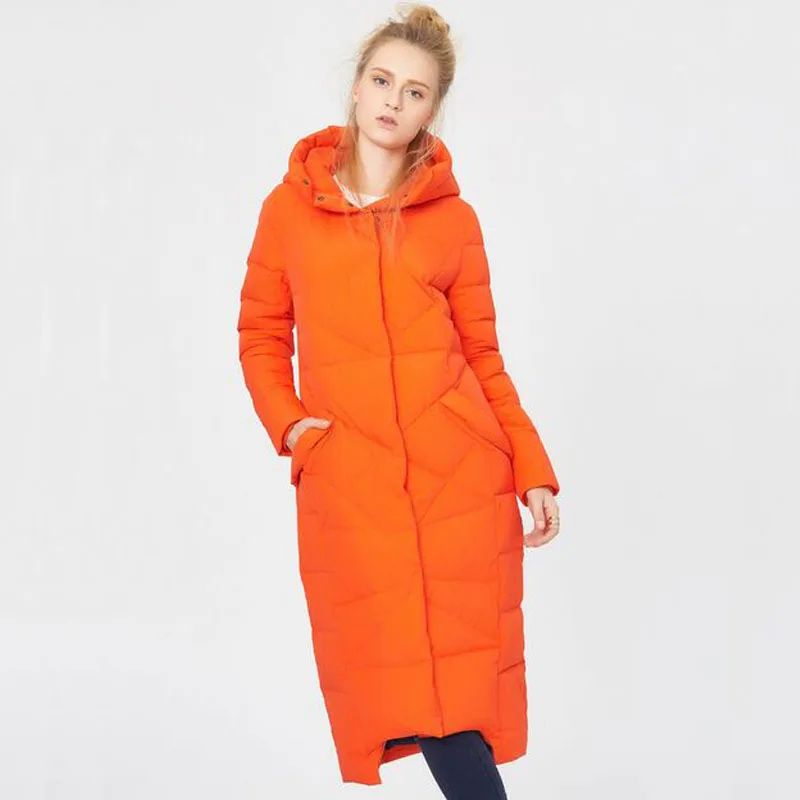 Высококачественная Новинка 2018 модная женская парка зимняя куртка Женская