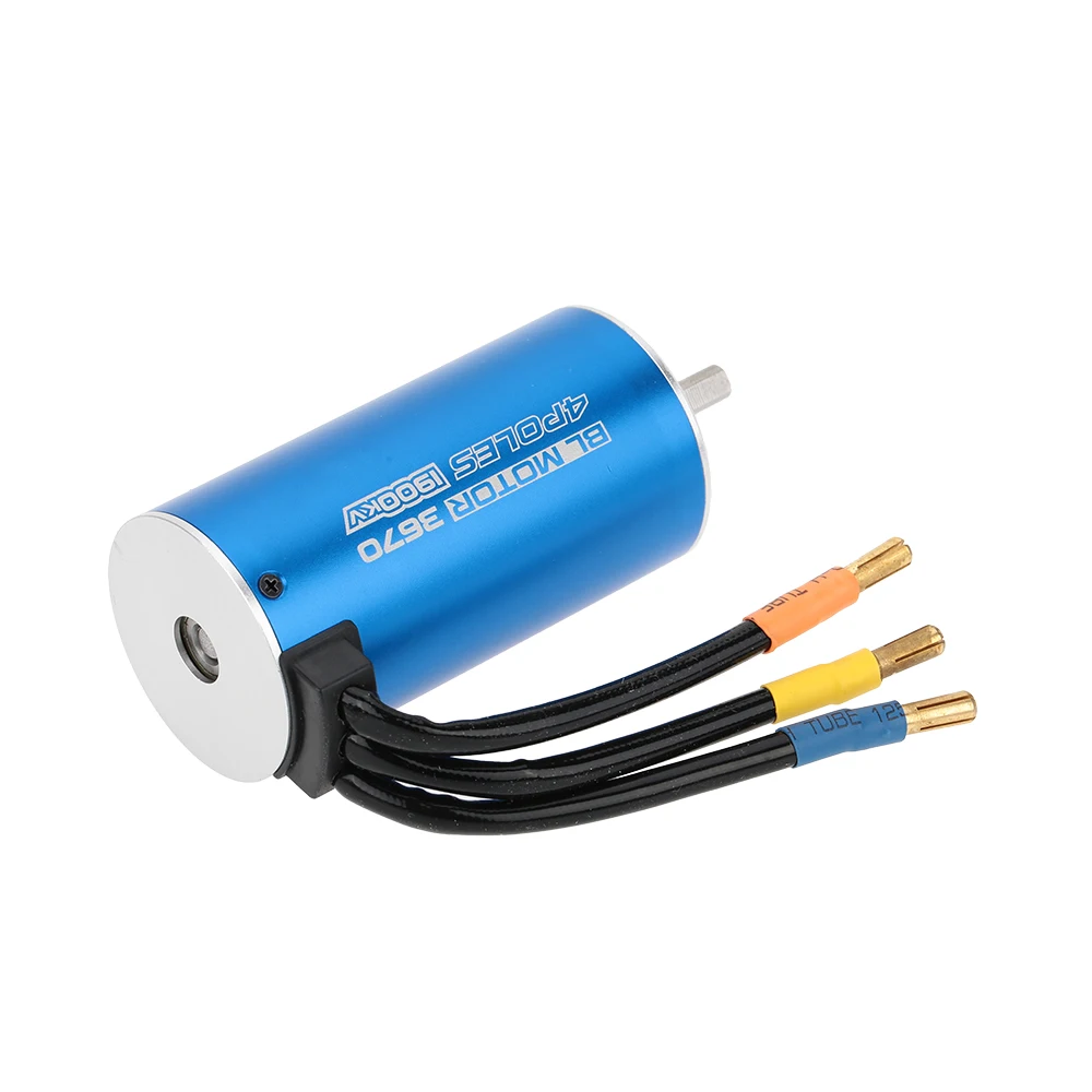 3670 1900KV 4 полюса бесколлекторный бесщеточный двигатель для RC автомобиля 1/8