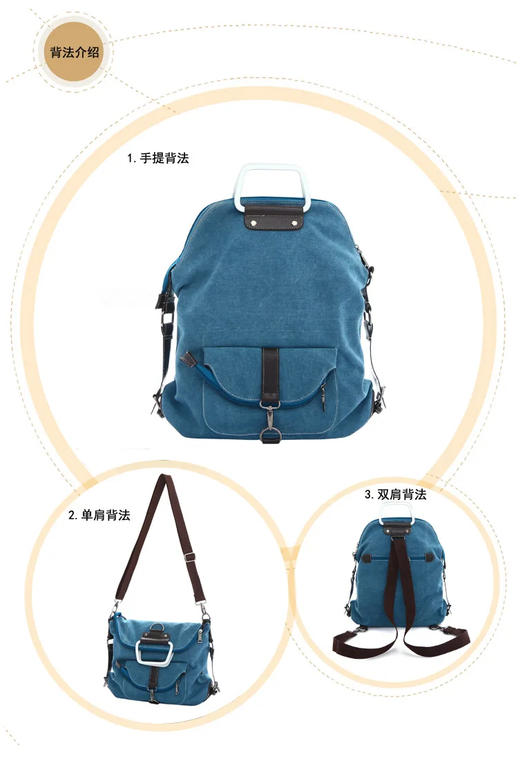 Рюкзак женский двойного назначения корейский студент старшей школы удобный