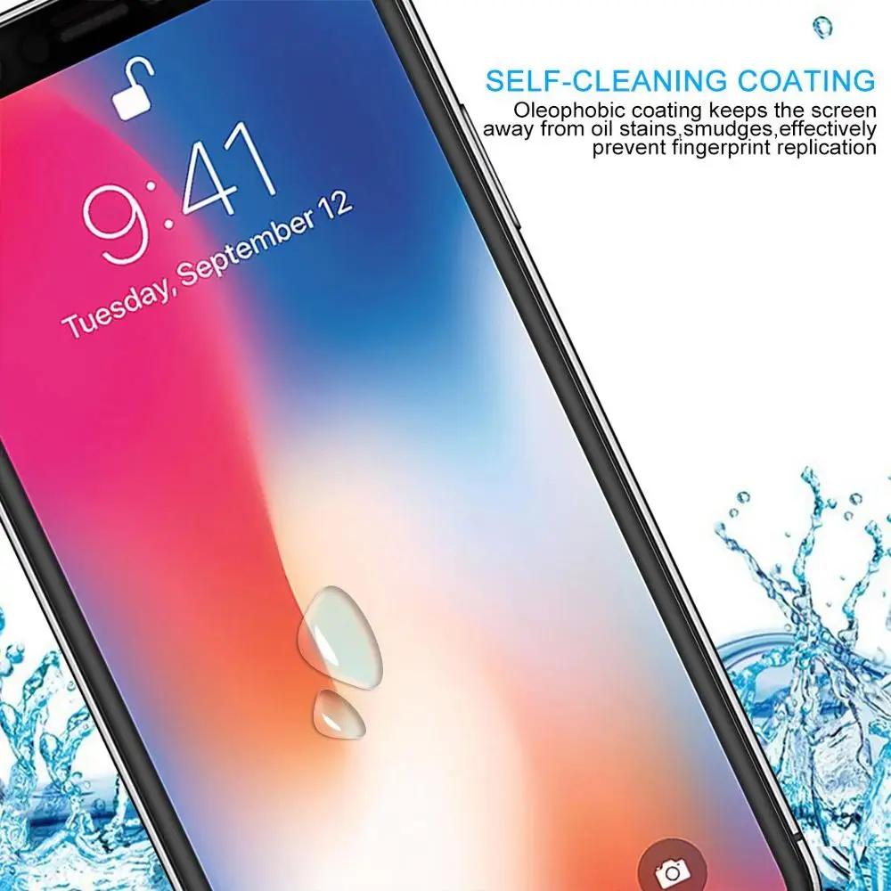 4D протектор экрана из закаленного стекла для IPhone X | Мобильные телефоны и
