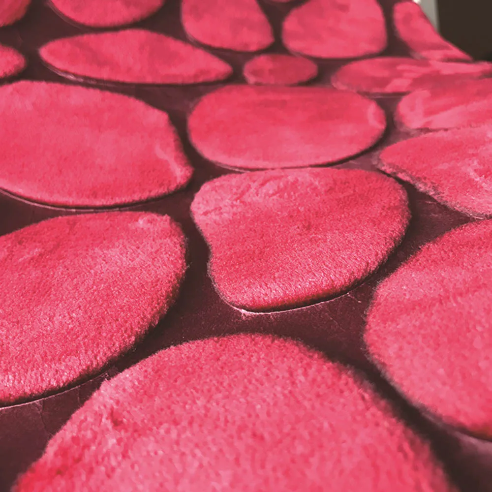 Новая удобная Воронка для ванной комнаты 3D мощеный принт Противоскользящий