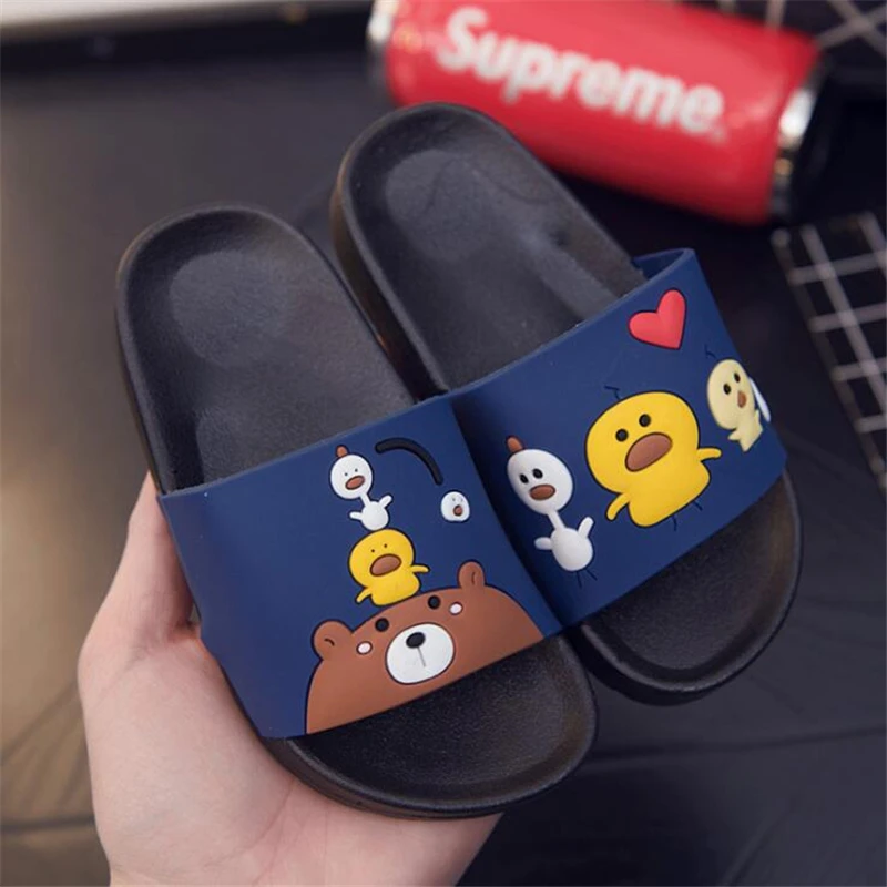 Тапочки детские летние дышащие 4 цвета на плоской подошве|child home slipper|slippers boychildren |