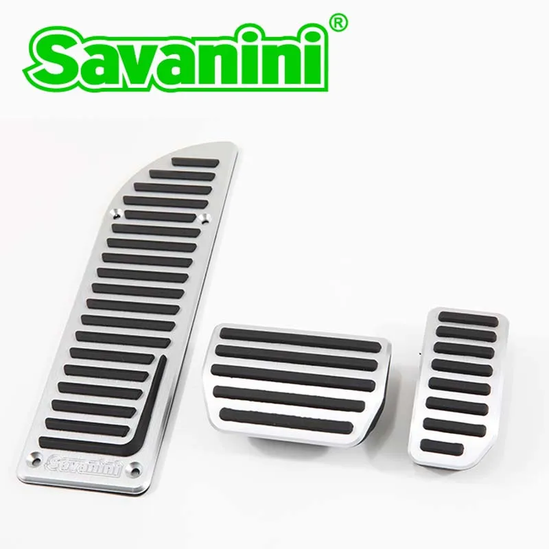 3 шт. алюминиевый нескользящий чехол для педали газа тормоза Volvo V60 AT 2012 2017|brake pedal