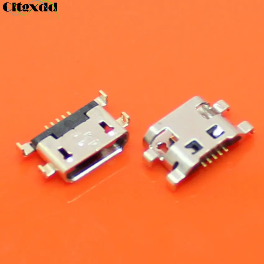 10 шт. разъем Micro USB 5 контактный порт для зарядки Lenovo A708t S890 Alcatel 7040N Huawei G7