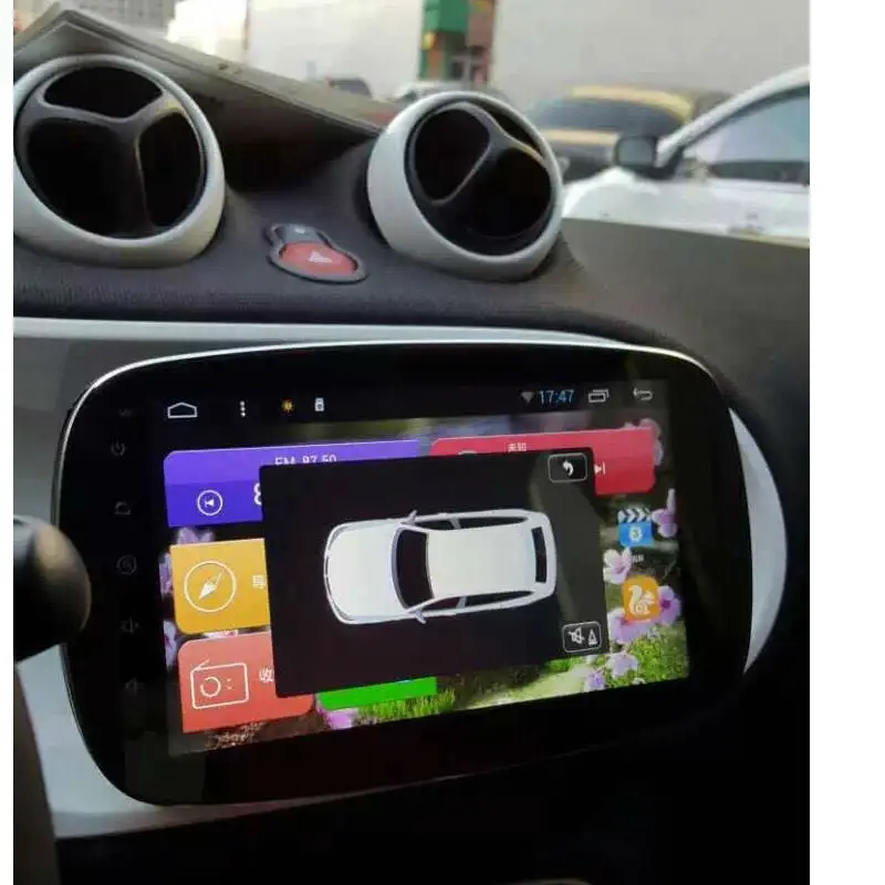 Aoluoya IPS RAM 2 ГБ + 32 Android 7 1 Автомобильный DVD плеер для Mercedes Benz Smart 2016 радио GPS навигация