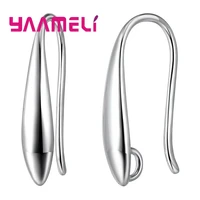 18 design high end 100 authentic 925 sterling silver earrings making components diy jewelry findings smooth handmade acessories