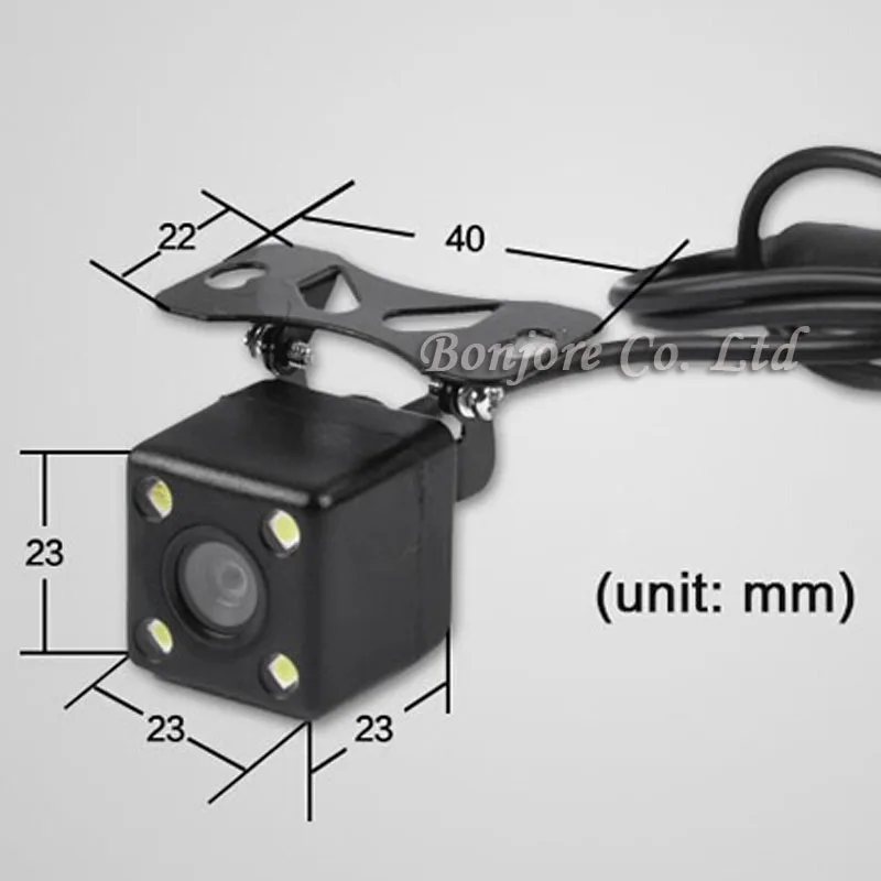 Подлинная KOORINWOO HD CCD Автомобильная DVR камера рекордер автомобильная заднего вида
